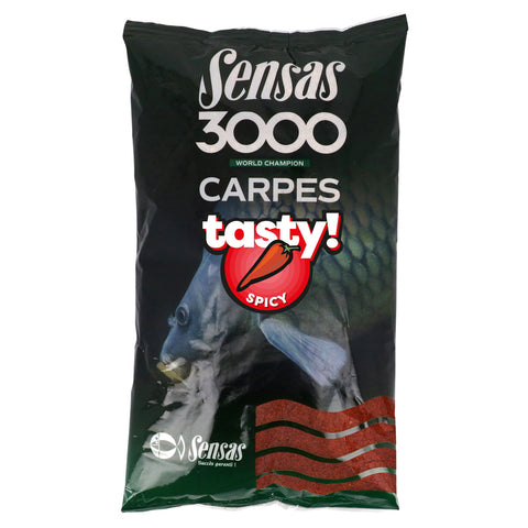 SENSAS 3000 Carpes Tasty! Spicy 1kg