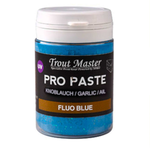 TROUT MASTER Pro Paste Forellenteig schwimmend Fluo Blue Glitter