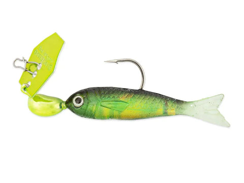 Z-MAN ChatterBait Flashback Mini 1.75g Chartreuse/Rainbow