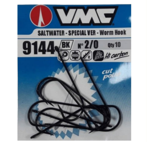 VMC Saltwater Special Ver - Worm Hook 9144 BK