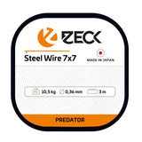 ZECK Steel Wire Stahlvorfach 7X7 3m