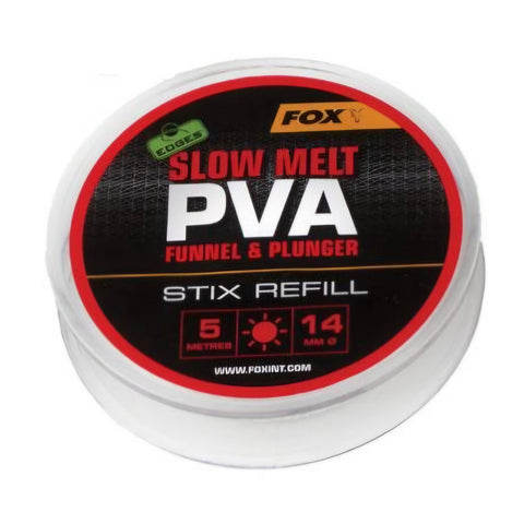 FOX Edges PVA Mesh System Refill Slow Melt 14mm 5m