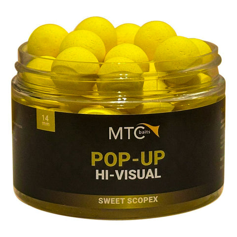 MTC BAITS Sweet Scopex Pop Up Hi-Visual 14mm