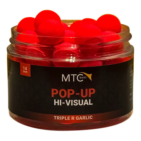 MTC BAITS Triple R Garlic Pop Up Hi-Visual 14mm