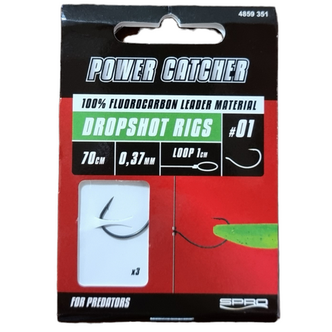 Power Catcher Dropshot Rig Fluorocarbon 70cm