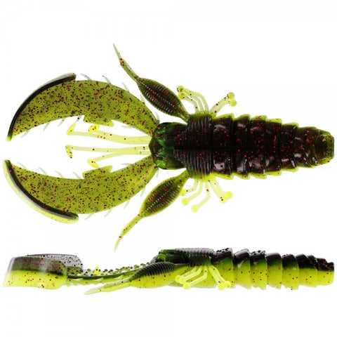 WESTIN CreCraw 2.5" 6.5cm Black/Chartreuse