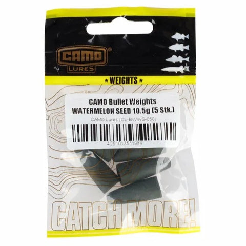 CAMO LURES Bullet Weights Watermelon Seed