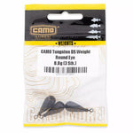 CAMO LURES Tungsten DS Weight Round Eye Black