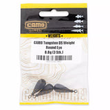 CAMO LURES Tungsten DS Weight Round Eye Black