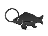 DELPHIN Carpener Schlüsselanhänger mit Flaschenöffner Schwarz