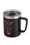 FOX Stainless Thermal Mug Black & Orange Logo