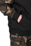 FOX LW Black/Camo Split Zip Hoody
