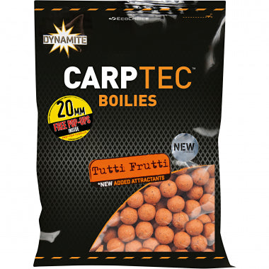 DYNAMITE BAITS Carptec Tutti Frutti Boilies 20mm 1.8kg