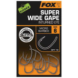 FOX Edges Armapoint Super Wide Gape Inturned Eye Carp Hooks