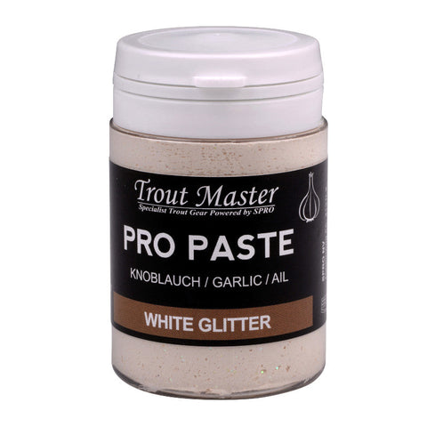 TROUT MASTER Pro Paste Forellenteig schwimmend White Glitter
