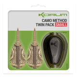 PRESTON INNOVATIONS Camo Method Feeder Twin Pack Small