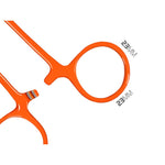 DELPHIN Lösezange Gebogen 15cm Orange