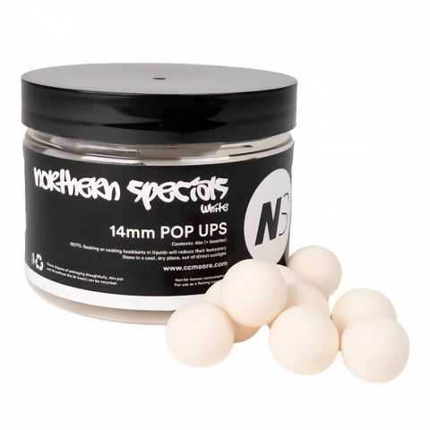 CC MOORE NS1 White Pop Ups 12mm 55 Stück