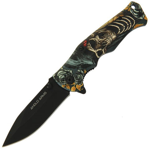 Anglo Arms Taschenmesser Dead & Roses 3D