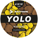 BAITNOW Method Feeder Yolo Wafter Mixed 6/8/10mm 24g Yellow & Bronze Coarse-Corn