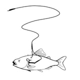 ZECK DB Single Hook #2/0 & Treble #2 Rig