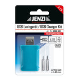 JENZI USB Ladegerät für Elektroposen incl. 2x CR425