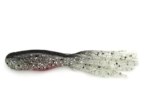 GITZIT INC. Hard Time Minnows 3.5" Smoke Back Clear / Pink Belly