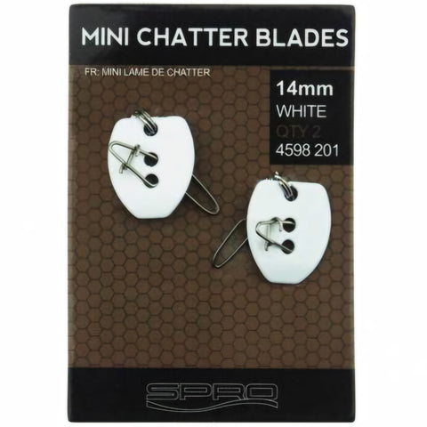 Trout Master Mini Chatter Blades White UV