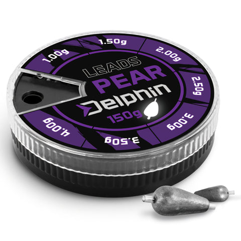 DELPHIN Tropfenblei mit Schlauch Set 150g  1.0 - 4.0g