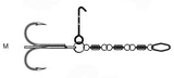 VMC Pike Chain Stinger Hook MUSTACHE Rig Gr.M