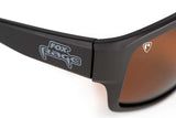 FOX RAGE Floating Wraps Dark Grey Mirror Brown Lens Sunglasses