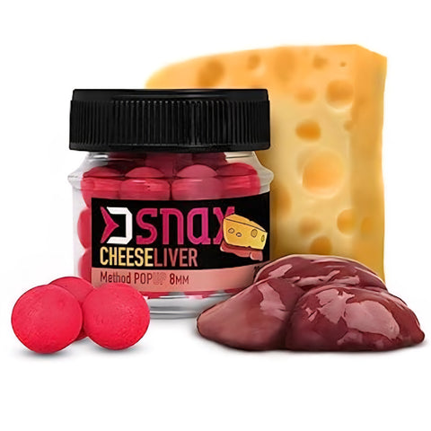 DELPHIN D Snax Mini Pop Ups 10mm Käse-Leber