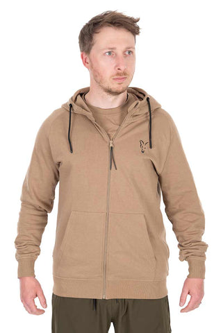 FOX Collection LW Zipped Hoody - Tan Limited