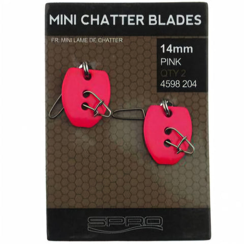 Trout Master Mini Chatter Blades Pink UV