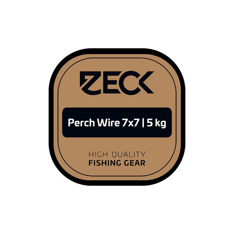 ZECK Perch Wire Stahlvorfach 7X7 5kg 1.5m