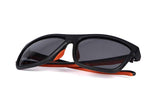 FOX Collection Black & Orange Shades Grey Lens