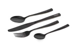 FOX Cookware Black Stainless Cutlery Set