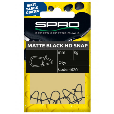 SPRO Matte Black HD Snap