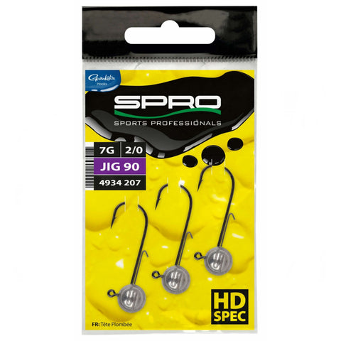 SPRO Round HD Jighead 3er Pack Gr. 3/0