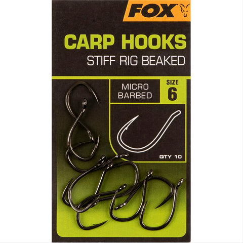 FOX Carp Hooks Stiff Rig Beaked