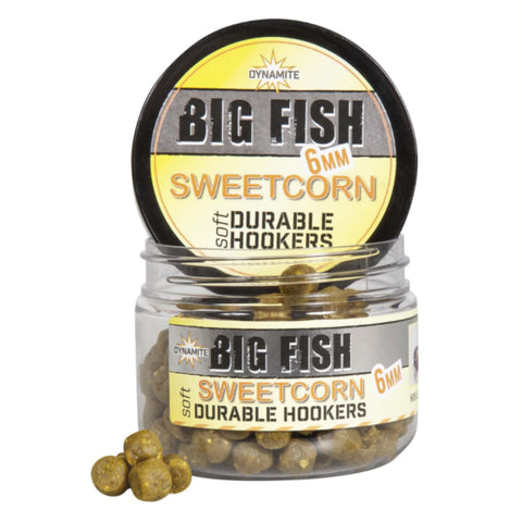 DYNAMITE BAITS Durable Soft Hookers 6mm Sweetcorn