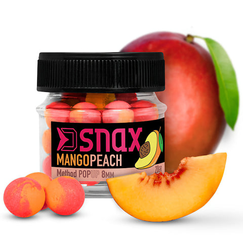 D Snax Mini Pop Ups 10mm Pfirsich-Mango