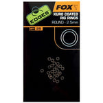 FOX Edges Kuro Coated Rig Rings 2.5mm