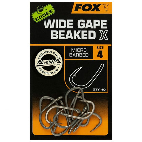 FOX Edges Armapoint Wide Gape Beaked X Carp Hooks
