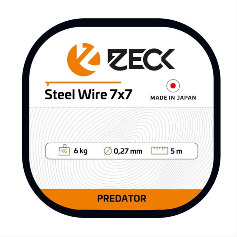 ZECK Steel Wire Stahlvorfach 7X7 5m