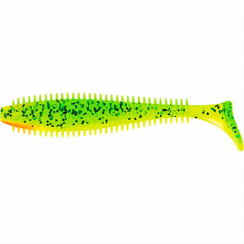 FOX RAGE Spikey Shad 9cm Lemon Tiger UV