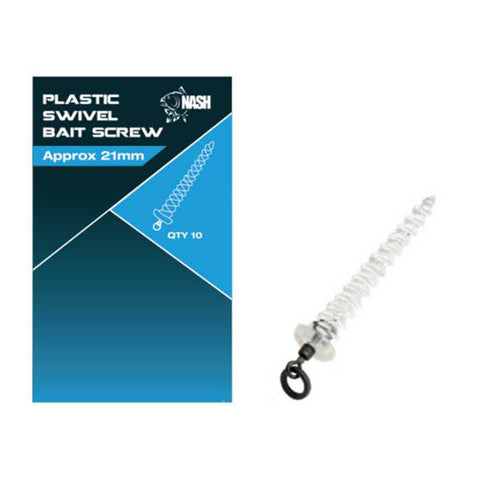 NASH Tackle Plastic Swivel Bait Screw 21mm