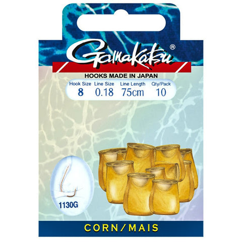 GAMAKATSU 1130G Vorfachhaken Corn / Mais