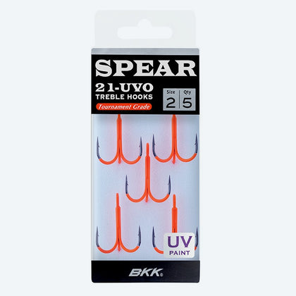 BKK Spear 21 SS UVO Treble Drilling