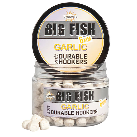 DYNAMITE BAITS Durable Soft Hookers 6mm Garlic
